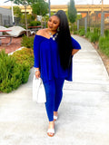 Royal Sophia Oversized Poncho Set